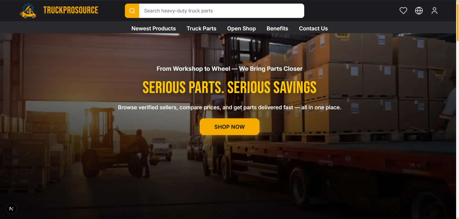 TruckProSource – Heavy Truck Parts Platform